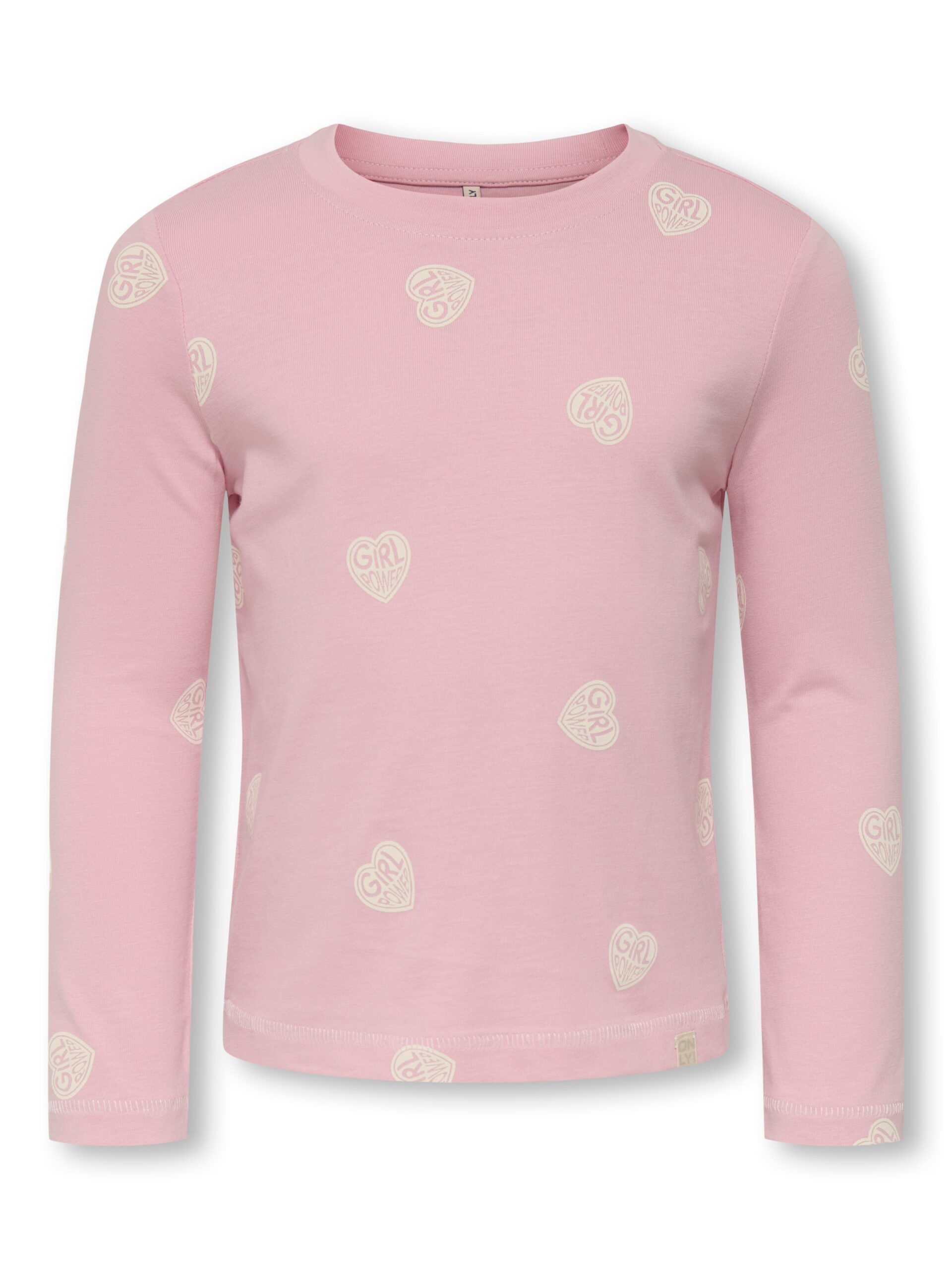 Only Mini Lilia Life Ls Tee Bleached Mauve 92 Cm