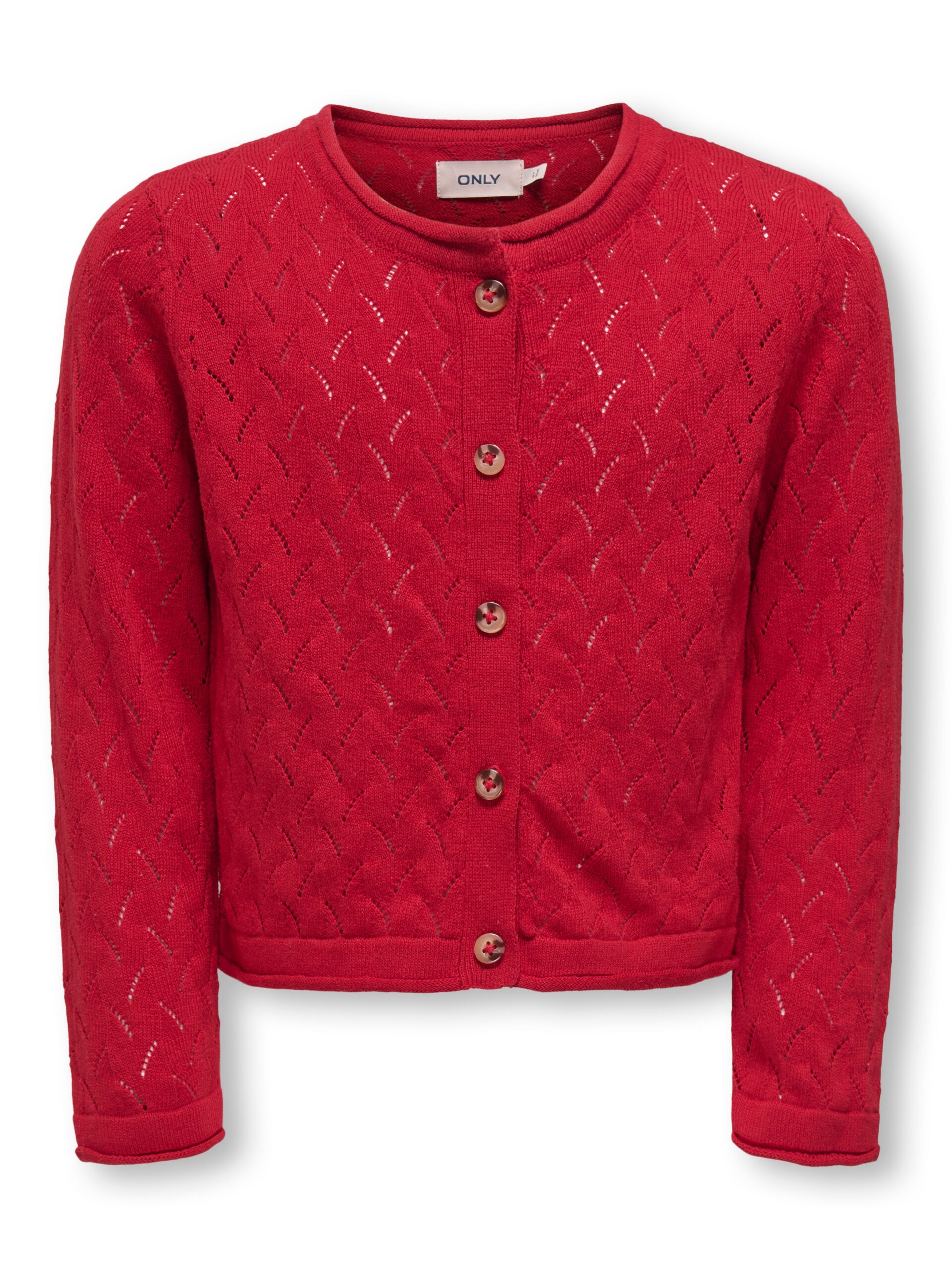 Only Mini Megan Life Cardigan Noos Equestrian Red 92 Cm