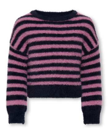 Only Mini Newpiumo Pullover Night Sky Mauve Orchid 92 Cm