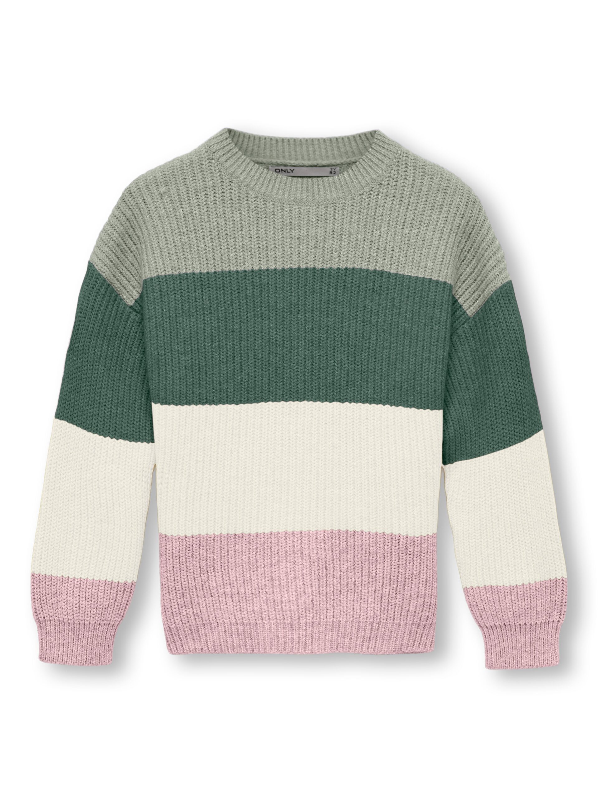 Only Mini Sandy Life Stripe Knit Desert Sage 92 Cm