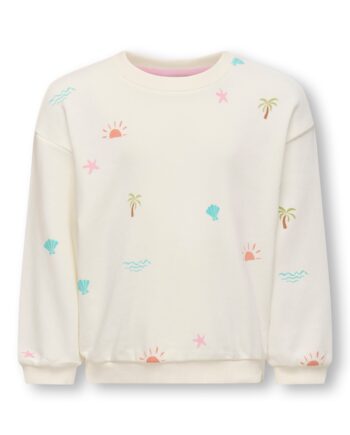 Only Mini Summer Loose Sweatshirt Tofu 92 Cm