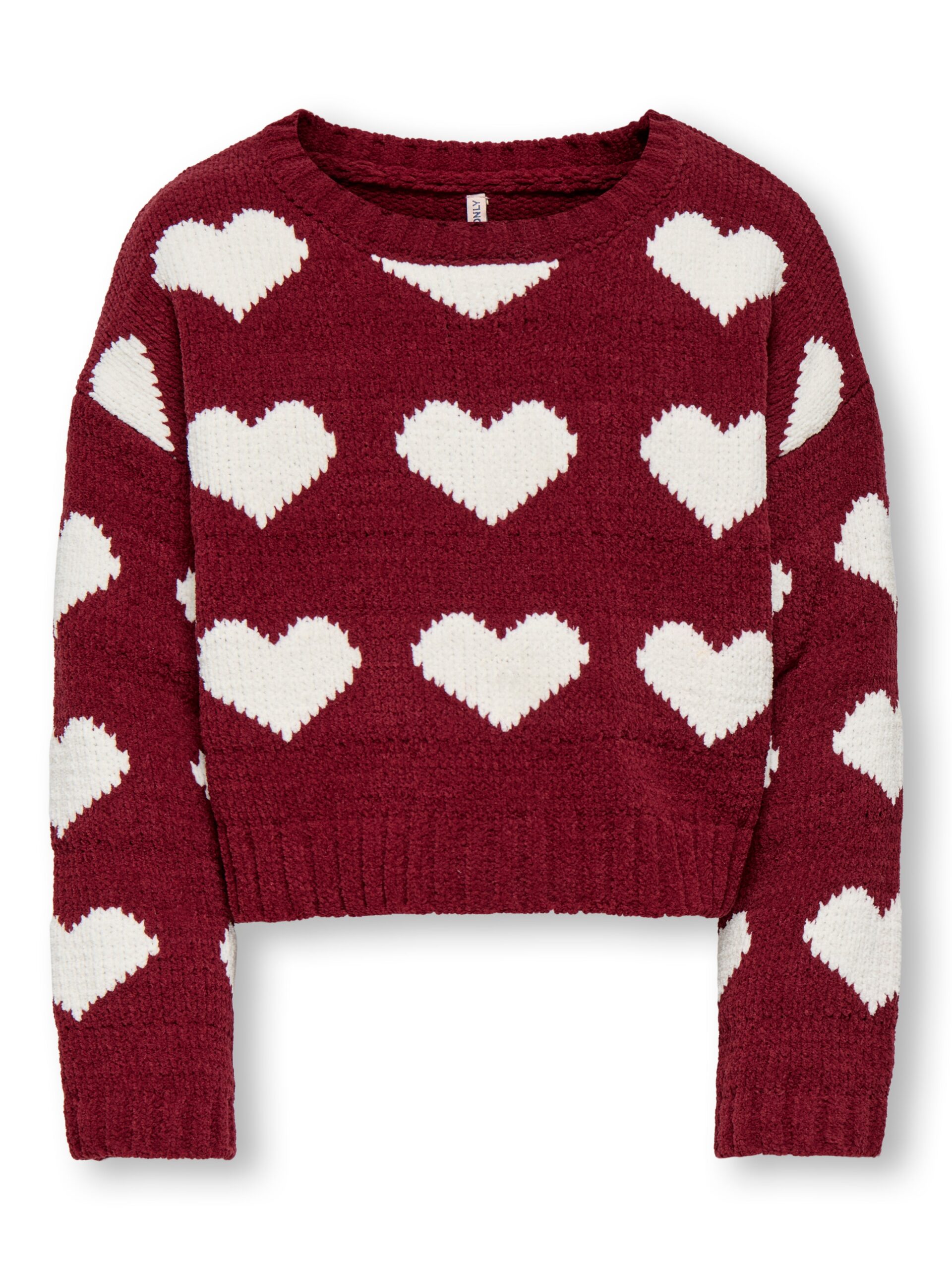 Only Mini Sus Chinelle Pullover Knit Cabernet 92 Cm