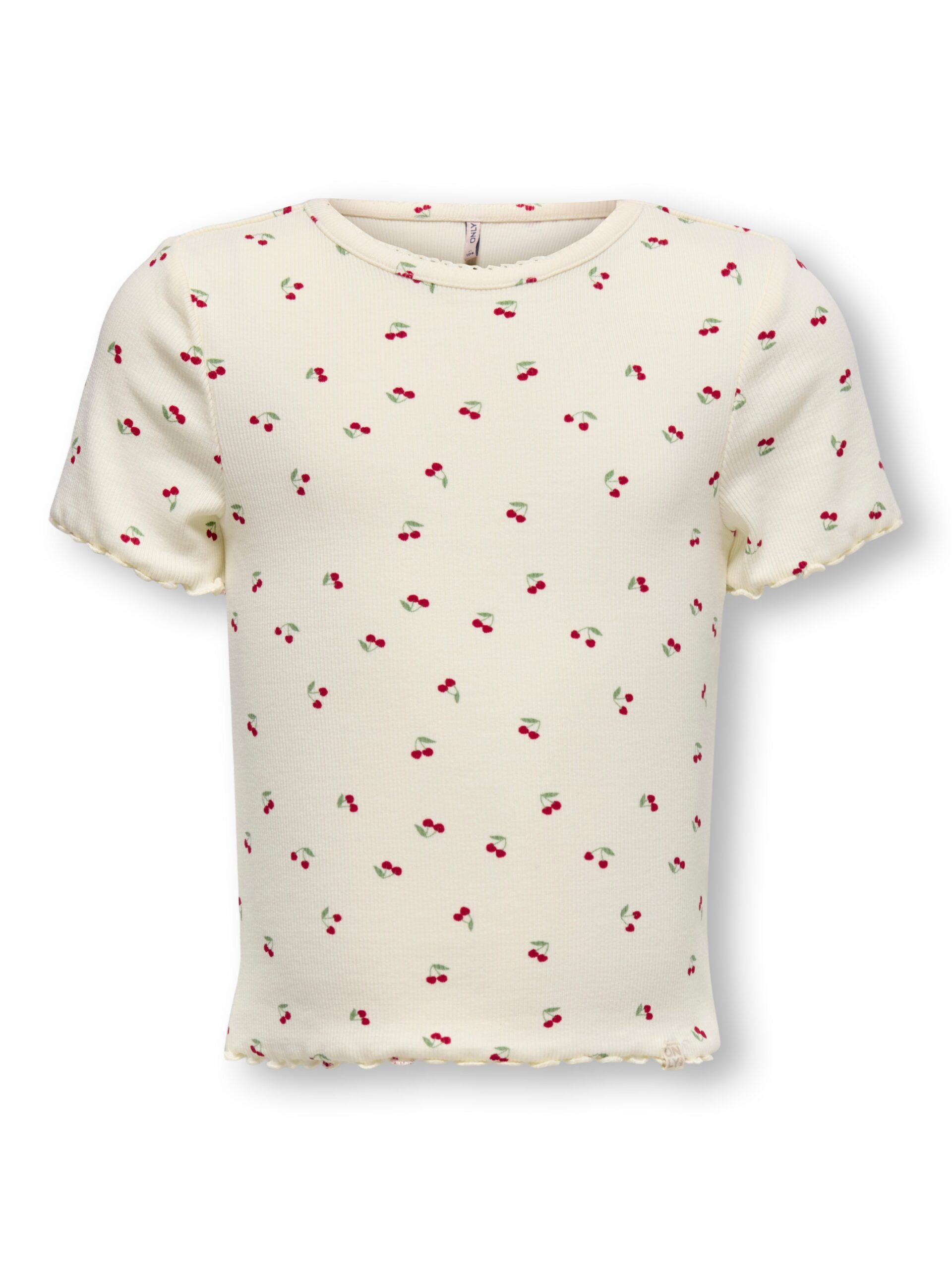 Only Mini Trinny Life Ss Top Tofu Cherry 92 Cm