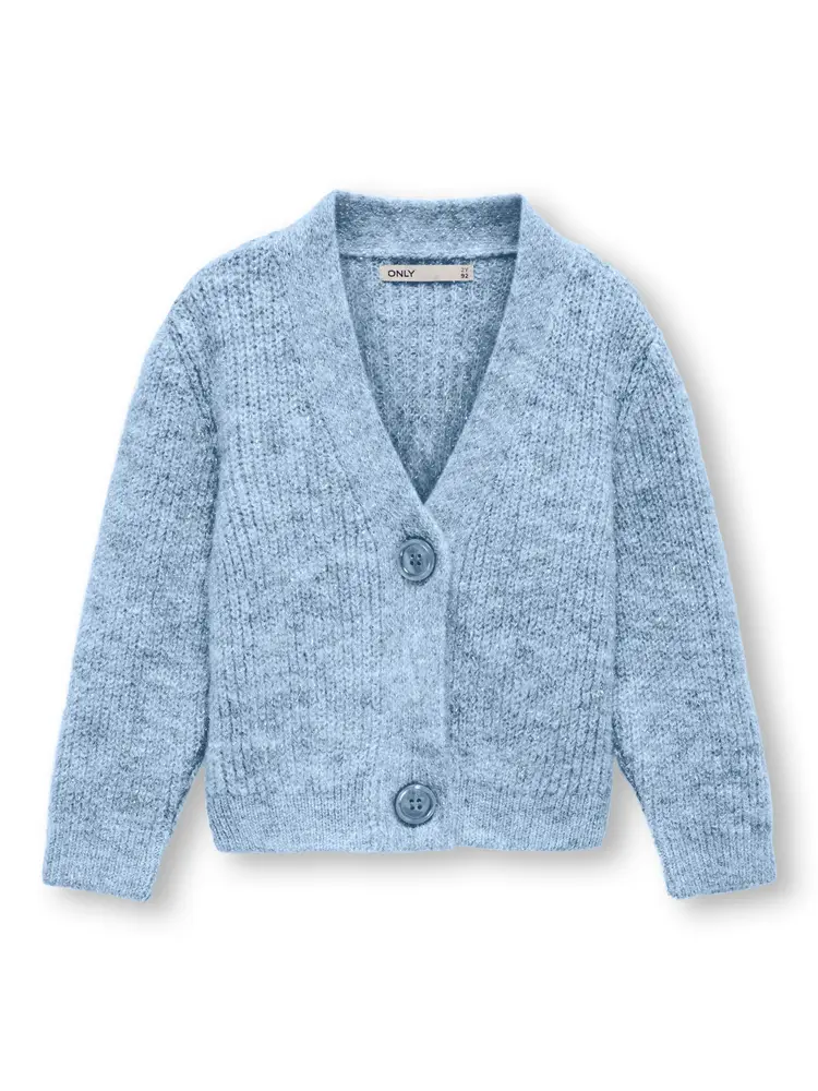 Oriana Langærmet Glitter Cardigan Blue 110