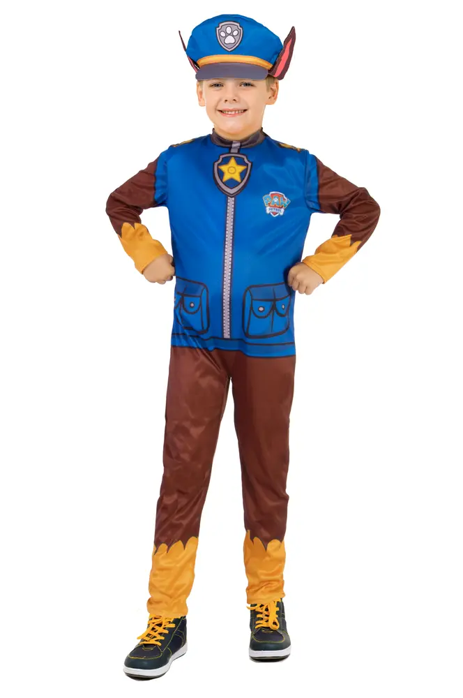 Paw Patrol Chase Kostume Blå - år
