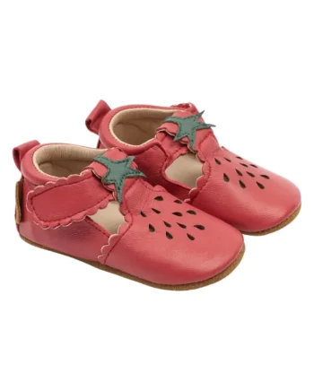 Prewalker Læder Sandal 3d-jordbær Canyon Rose 36-48 Mdr