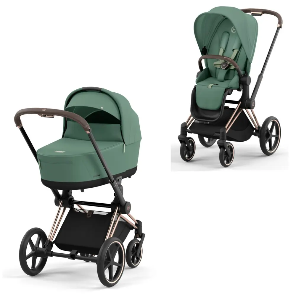 Priam Duovogn Leaf Green Rosegold