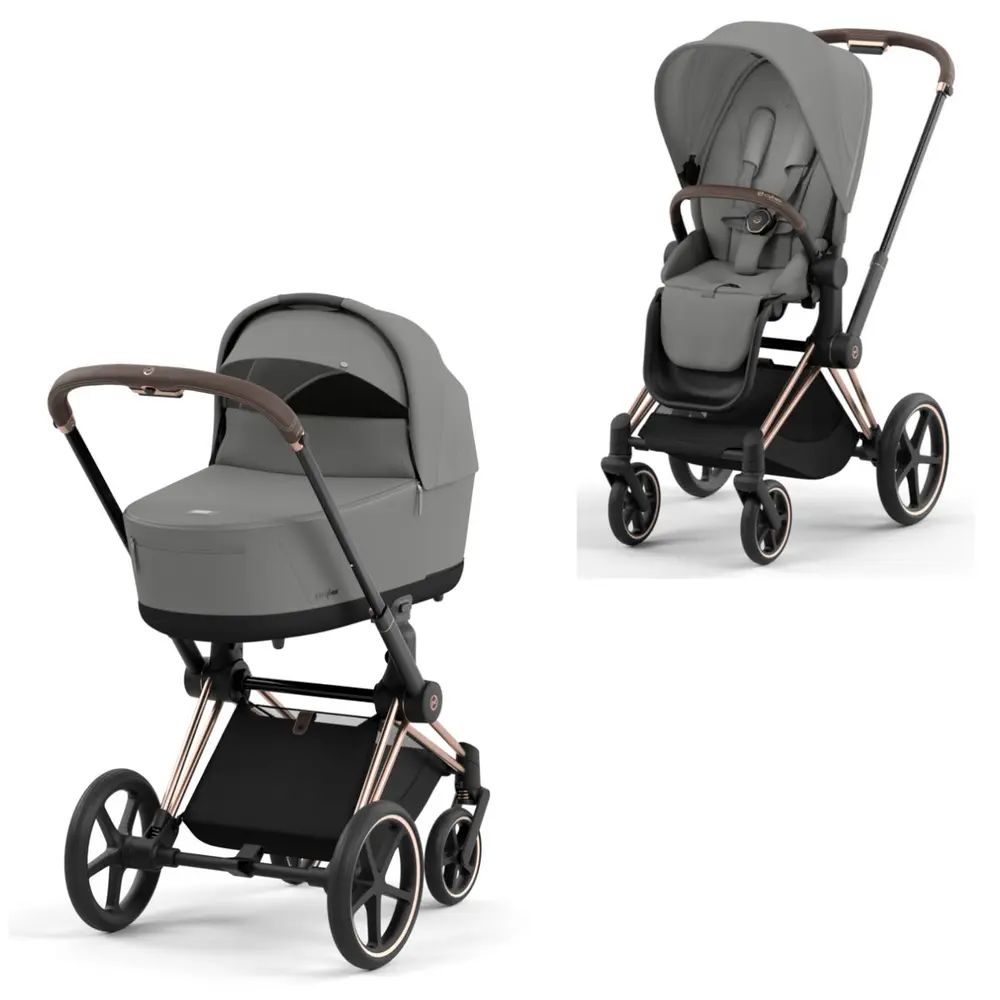 Priam Duovogn Mirage Grey Rosegold