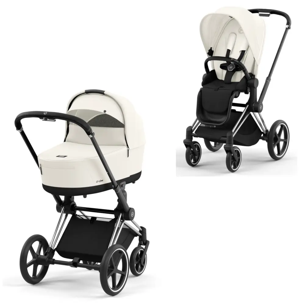 Priam Duovogn Off White Chrome Black