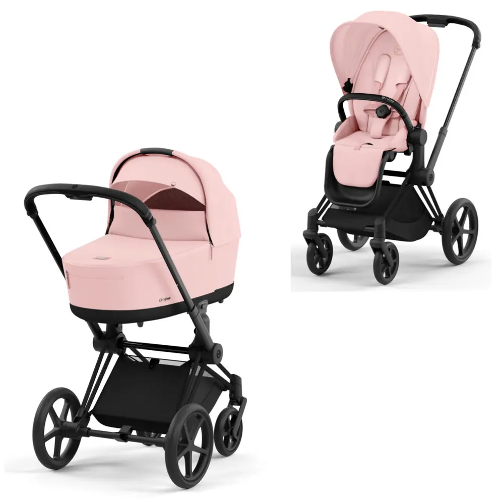 Priam Duovogn Peach Pink Matt Black