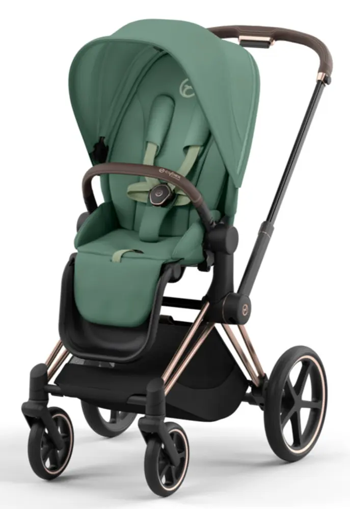 Priam Klapvogn Leaf Green Rosegold