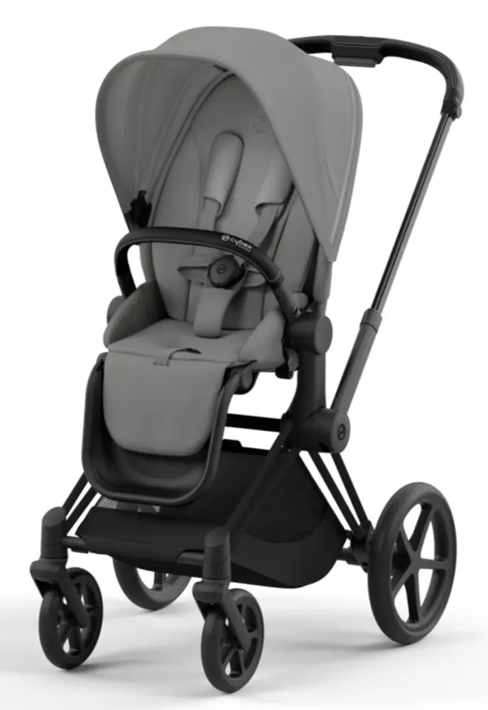 Priam Klapvogn Mirage Grey Matt Black