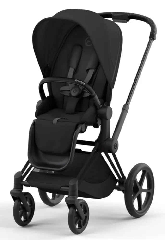 Priam Klapvogn Sepia Black Matt Black
