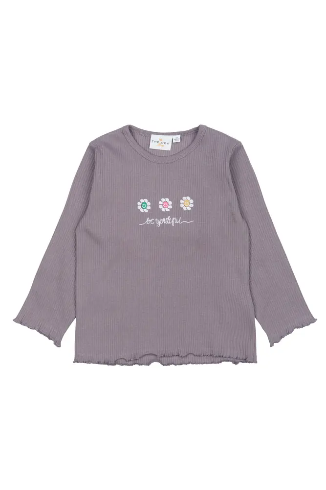 Princess Rib Bluse Gray Ridge 104