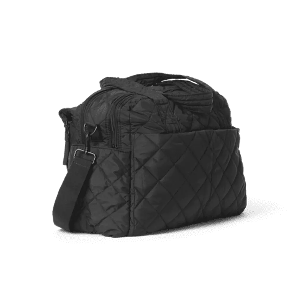 Pusletaske Quiltet Black