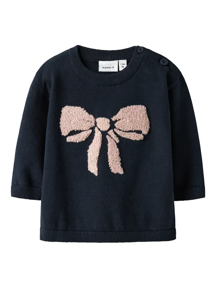 Rebow Striktrøje Navy Blazer 80