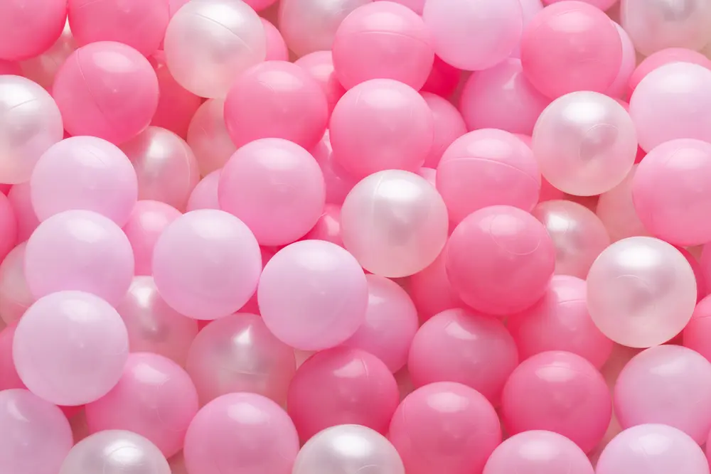 Rosa Mix Bold Sæt Med 100 Bolde