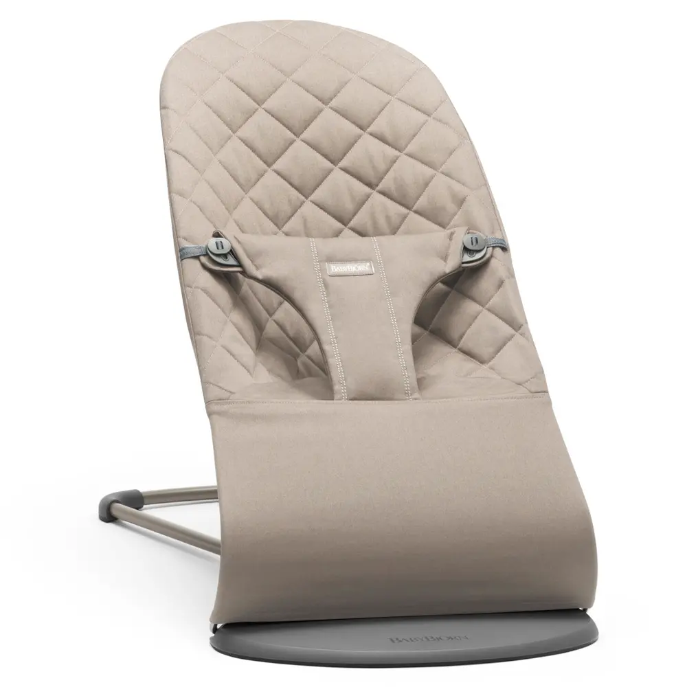 Skråstol Bliss Vævet Klassisk Quilt Sandgrå