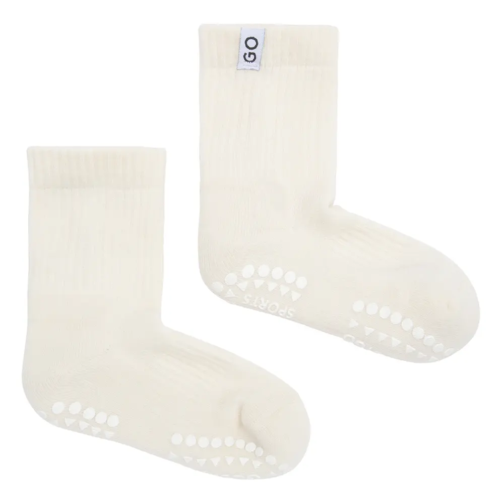 Skridsikre Sport Strømper Off White 23 26