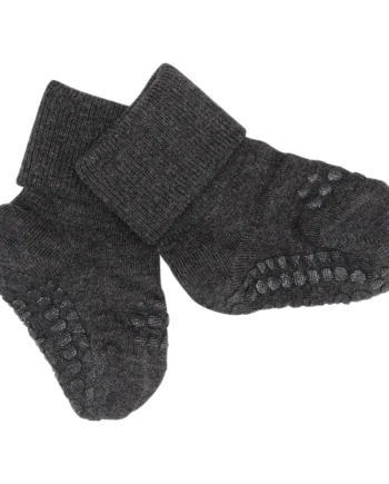 Skridsikre Strømper Bamboo Dark Grey Melange 27 30
