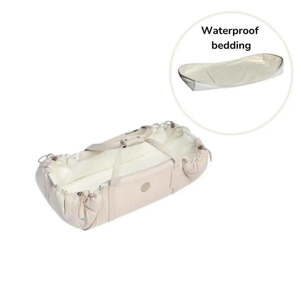 Sleepcarrier Inkl Waterproof Bedding Oat Beige