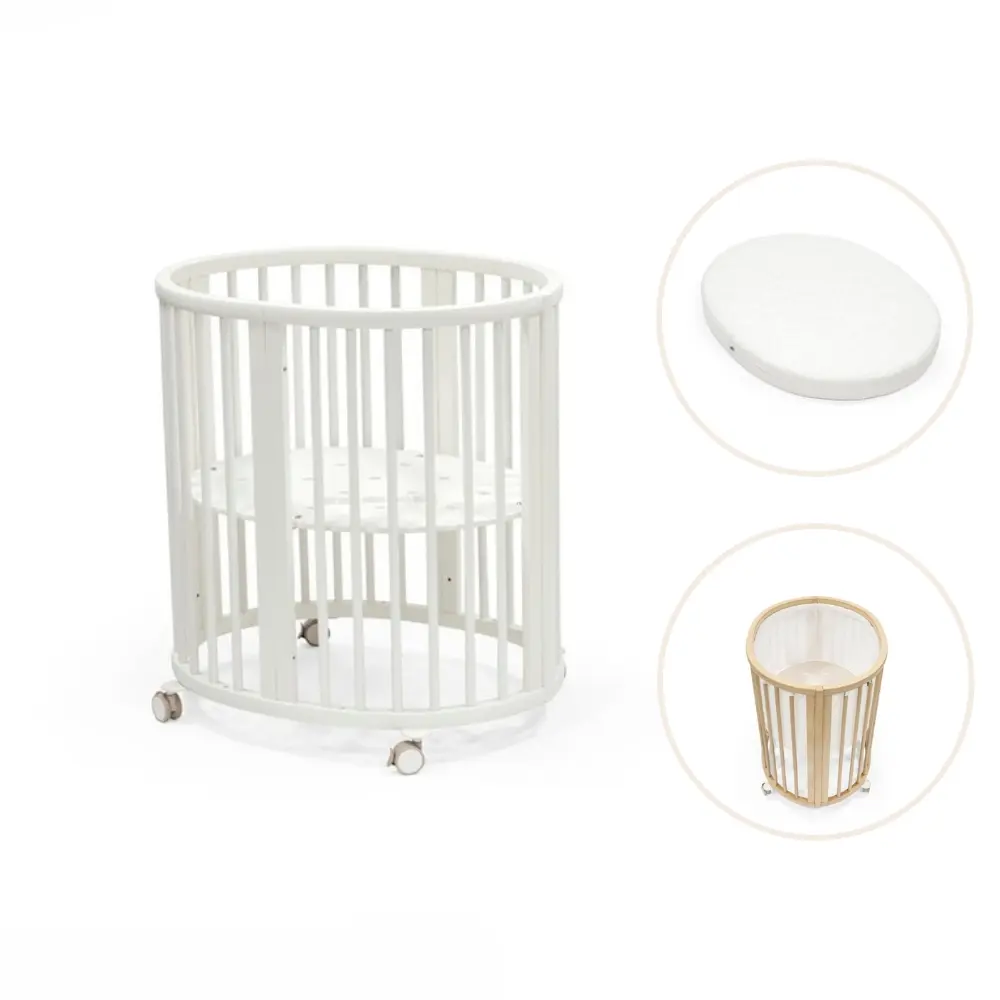 Sleepi Mini Inkl Madras Lagen Og Sengerand White