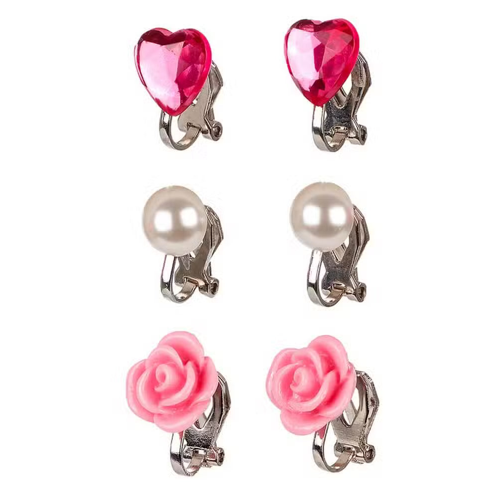 Souza Clips øreringe Pink   Pak