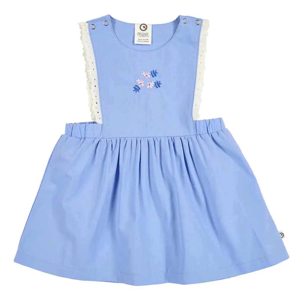 Spring Pinafore Kjole Shell Blue 92
