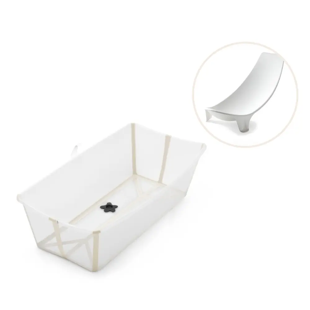 Flexi Bath Inkl Newborn Support Sandy Beige