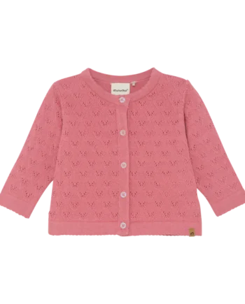 Strikket Cardigan Brandied Apricot 80