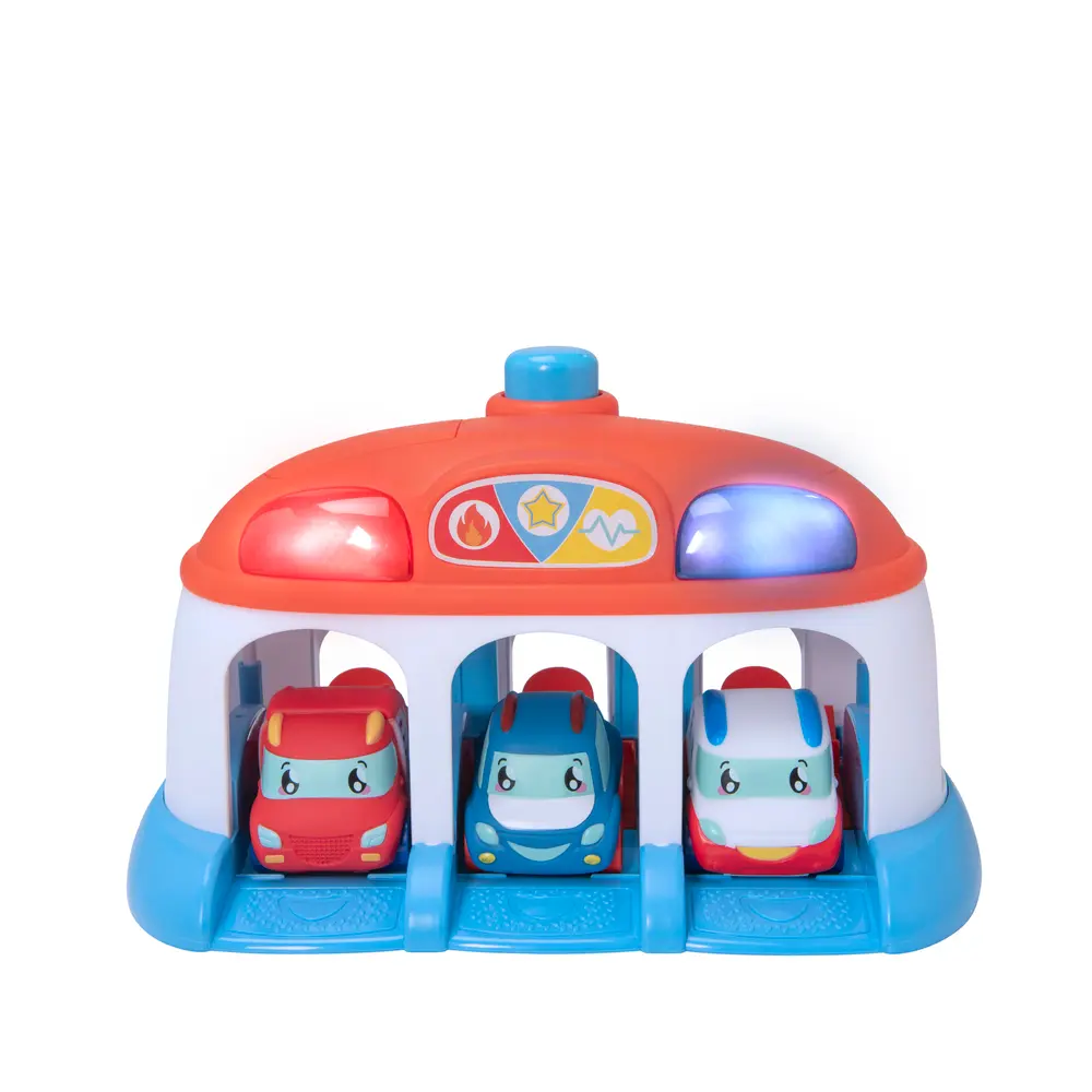 Tiny Teamsterz Tumblers Rescue Hq With Cars