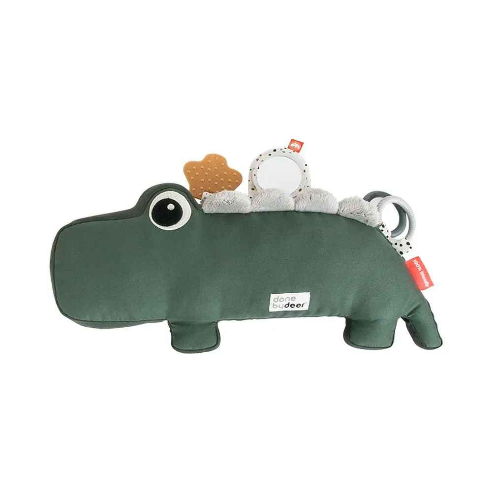 Tummy Time Aktivitetslegetøj Croco Grøn