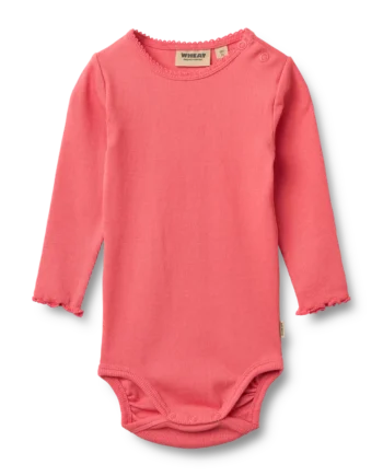 Regitze Langærmet Rib Body Watermelon 74