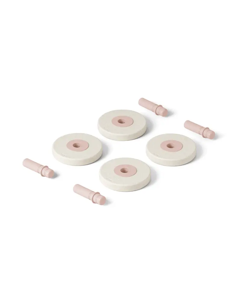 Foam Wheels Sand Grey Soft Rose