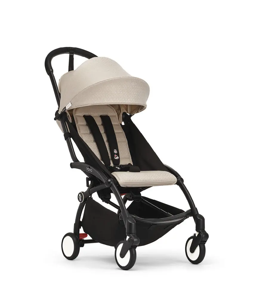 Yoyoâ Klapvogn Bonpoint Beige På Sort Stel