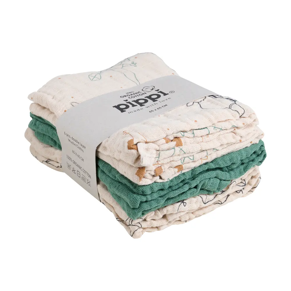 øko Stofbleer -pak Deep Lichen Green
