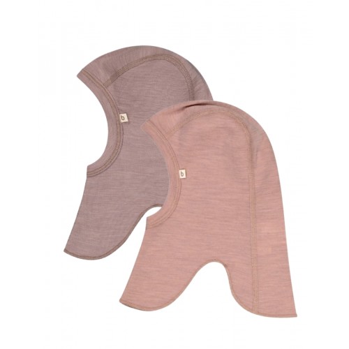 -pak  Elefanthue   100  økologisk Merino Uld Til Baby Og Børn  Tynd Kvalitet   Lag Stof 50 56 Soft Rose