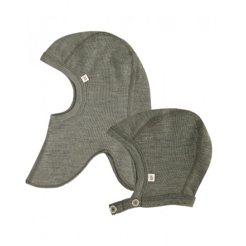 -pak Uldhuer Til Baby  Elefanthue   Hjelm   100  Merinould 50 56 Moss Melange