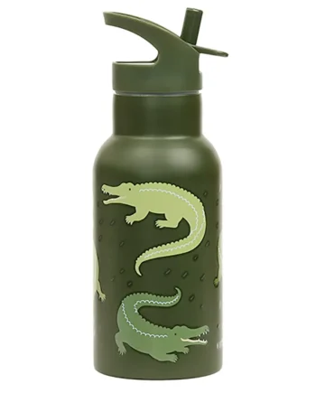 Stainless Steel Drink Bottle: Crocodiles