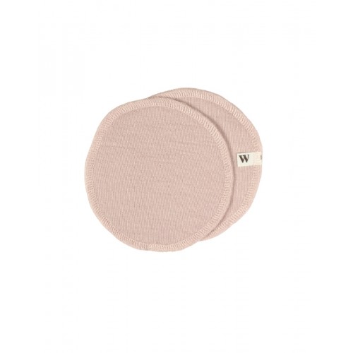 Ammeindlæg   100  økologisk Merino Uld    Sæt  Oeko-texâ  Rose Melange Small  Ca  12 Cm   Diameter