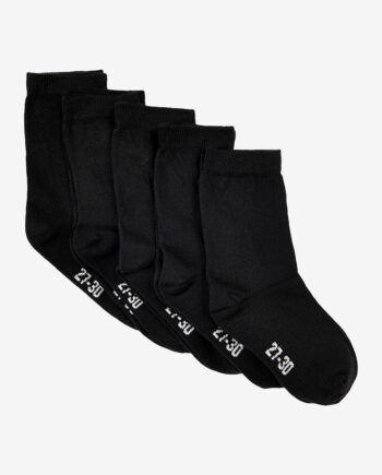 Ankel Sokker -solid   -pack  Black 27 30