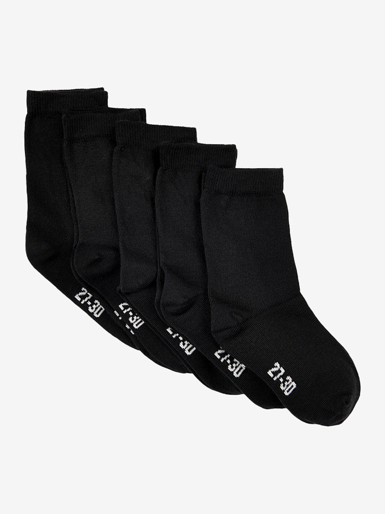 Ankel Sokker -solid   -pack  Black 27 30