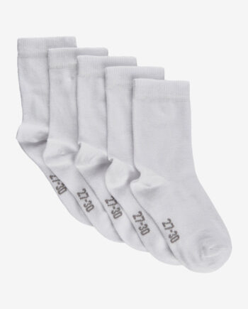 Ankel Sokker -solid   -pack  White 19 22
