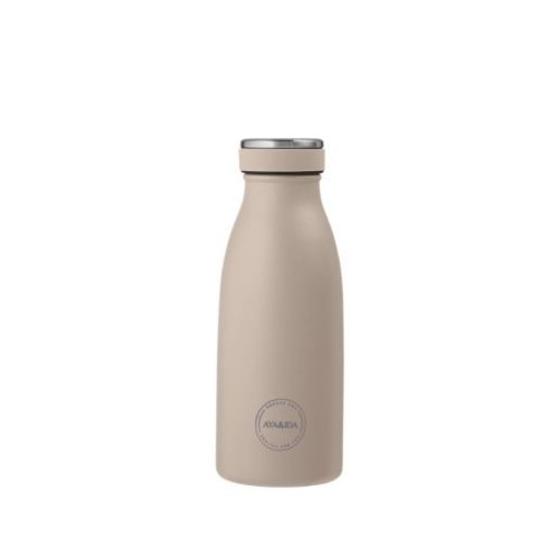 Aya Ida  Drinking Bottle  Drikkeflaske Med Låg  350 Ml  Cream Beige