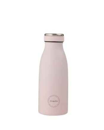 Aya Ida  Drinking Bottle  Drikkeflaske Med Låg  350 Ml  Soft Rose