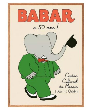 Babar Plakat   50 Ans-50   70 Cm