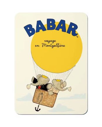 Babar Postkort Luftballon