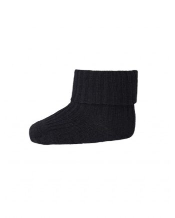 Baby Ankel Strømper   Merino Uld Med Ombuk