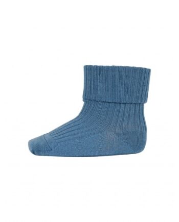 Baby Ankel Strømper   Merino Uld Med Ombuk
