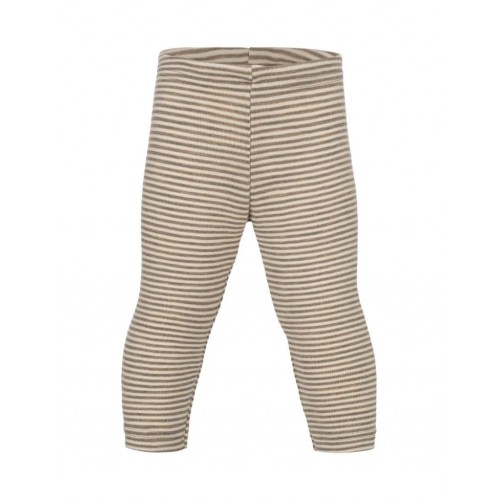 Baby Leggings   Uld 62 68 Walnut Melange Nature